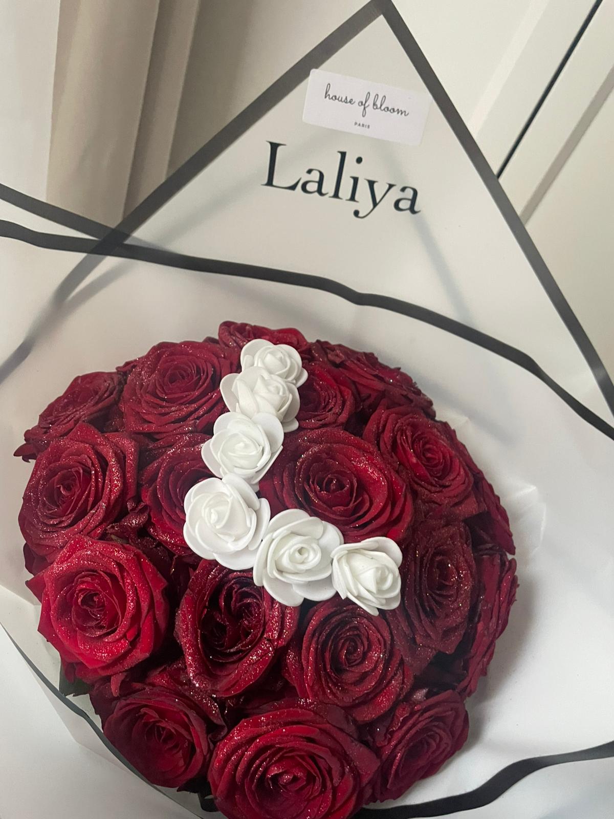Bouquet de Roses Rouges - À personnaliser