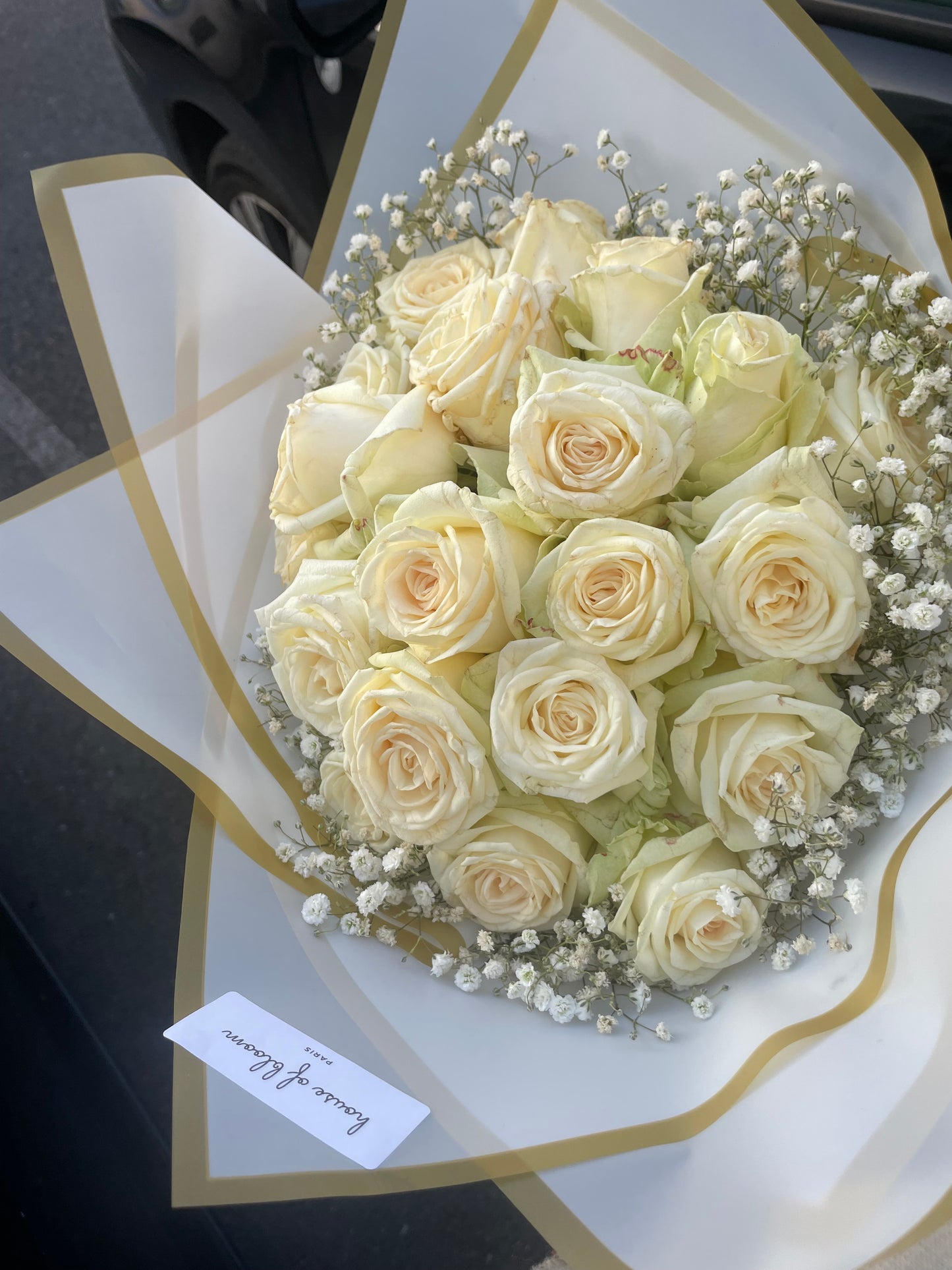 Bouquet Bouton Blanc