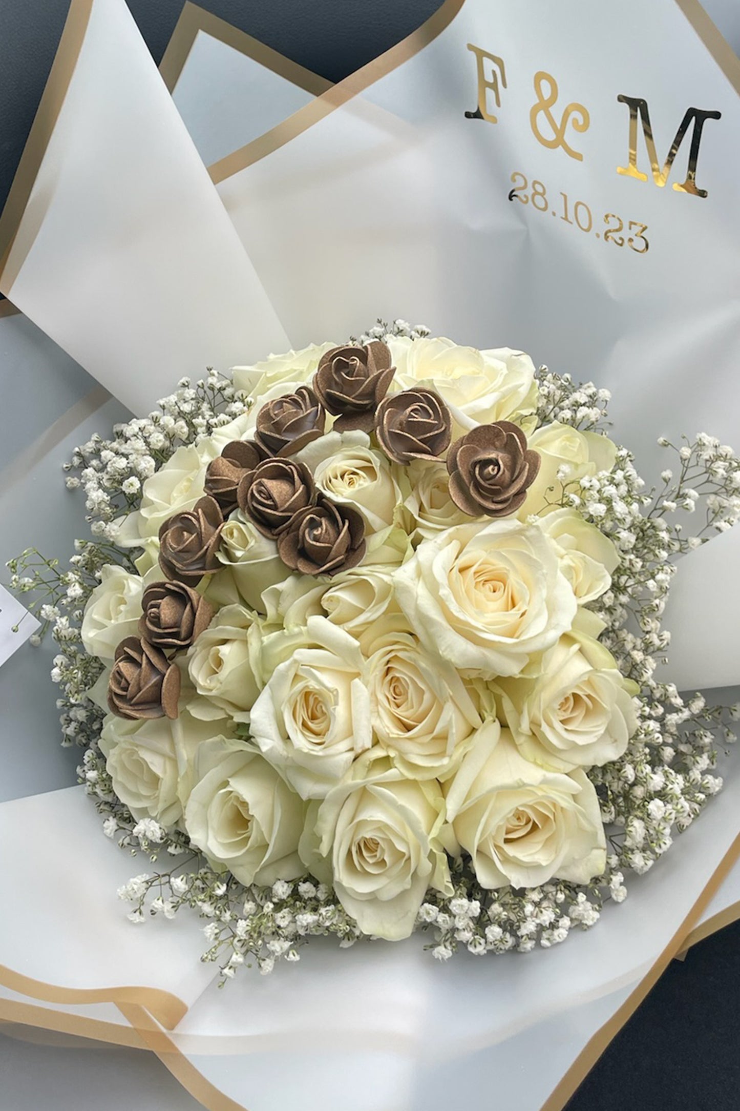 Bouquet Bouton Blanc