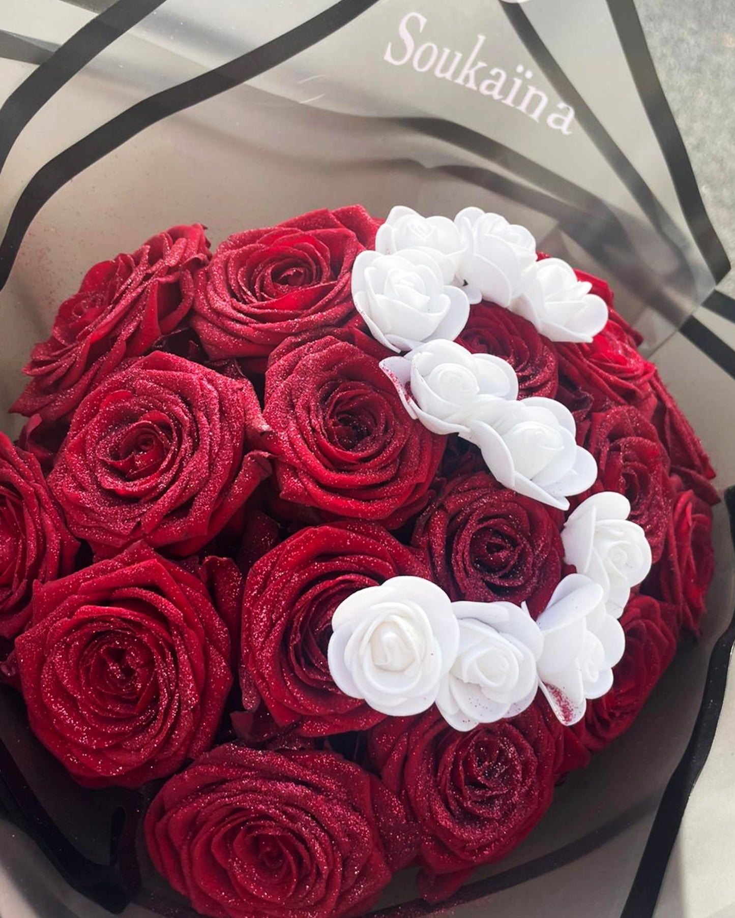 Bouquet de Roses Rouges - À personnaliser
